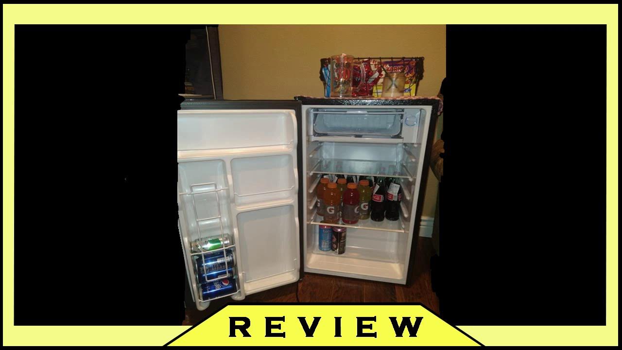 RCA RFR320-B-Black-COM RFR321 Mini Refrigerator, 3.2 Cu Ft Fridge, CU