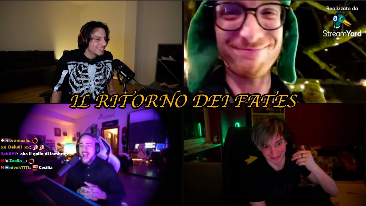 IL RITORNO DEI FATES! - Homyatol, Sdrumox, Panetty e Paolocannone