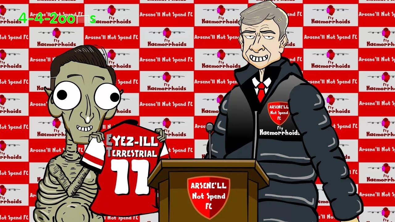 Wenger And Mesut Ozil In ET PARODY REMAKE 442oons Arsenal