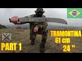 TRAMONTINA MACHETE 61 cm/24 " - PART 1 - WOOD/BATON ACTION - NO DESTRUCTION - JUST NORMAL ABUSE