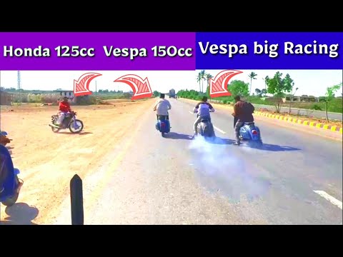 Honda 125cc Vaispa Scooter Who Do You Think Will Win In This Racing On Honda Vaispa Racing 