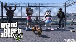 Nobita Dẫn Xuka Đi Coi Gà Đá Trong Gta 5