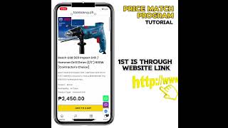 Price Match Program Video Tutorial | Toolssavvy.ph