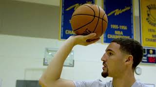 Klay Thompson Teaching The Reverse Waterfall Form On Skills & Drills Shooting