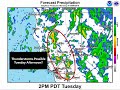 Northern California Storm: April 7, 2015 Forecast Timing