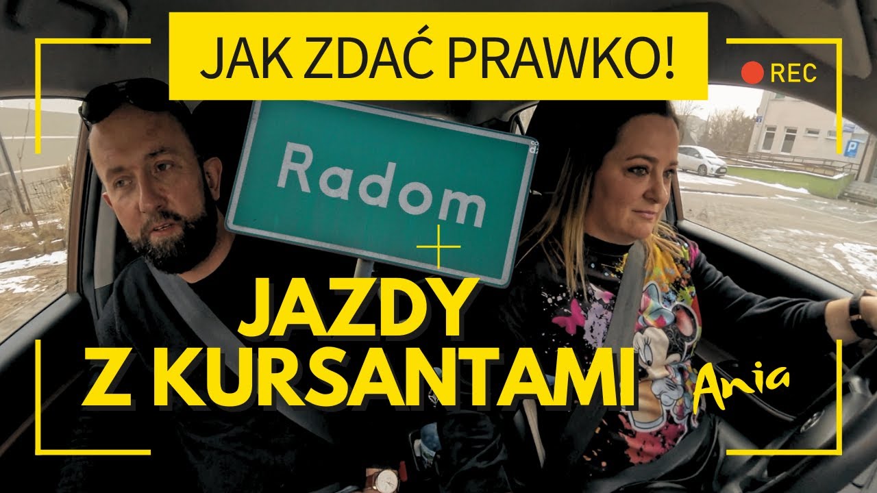 Trasy egzaminacyjne w Radomiu. Jak zdać egzamin na prawo jazdy. Jazdy doszkalające w Radomiu.