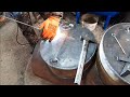 Варим печь в баню 3x3 из труб 530 и 426мм - (1,5 часа и баня готова)