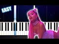Ariana Grande - 7 rings - EASY Piano Tutorial by PlutaX Mp3