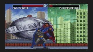 Justice League Task Force (SNES) - Batman - Story Mode - Max Difficult