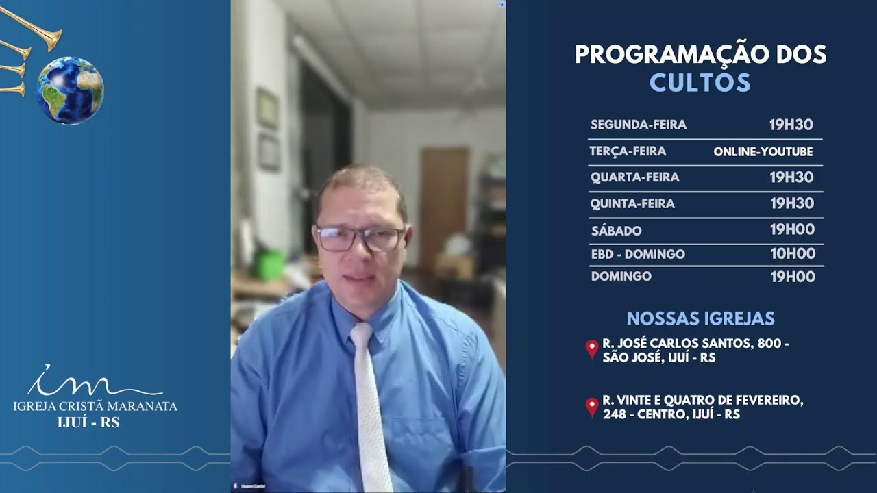 Culto de Terça-Feira 24/02/2026 - ICM IJUÍ - RS