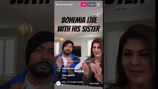 BOHEMIA LIVE WITH HIS SISTER ON INSTAGRAM 👶🏼💝