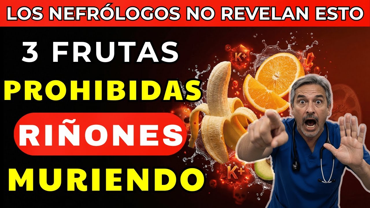 CREATININA Alta: 3 Frutas Que LIMPIAN Tus RIÑONES y 3 Que Los DAÑAN Para Siempre