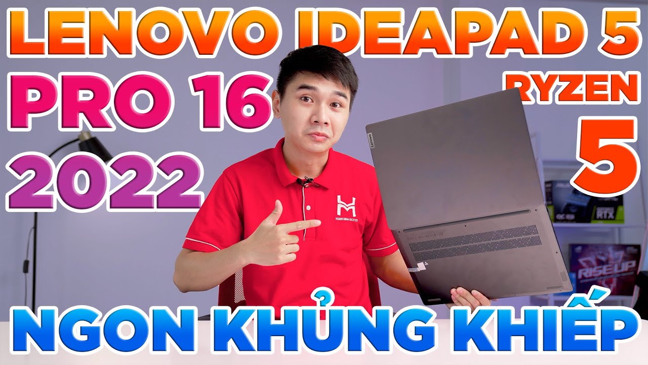 IdeaPad 5 Pro 16 (2022) - R5 6600HS, GTX 1650, RAM 16GB 6400MHz và... |  LaptopWorld