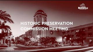 Historic Preservation Commission 08/28/2026