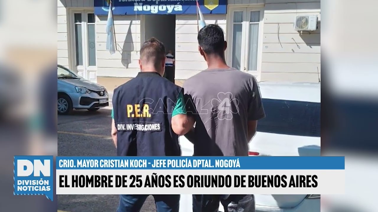 Detuvieron a un hombre por daños en un kiosco y robo a un supermercado - Crio. Mayor Cristian Koch