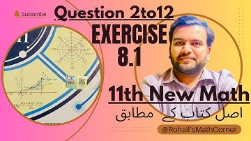Exercise 8.1,Question 2 to 12||Chapter 8 1st year|11thClassMathNewBook 2025|Mathematical Inductions 