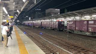 空はあるけどタンクコンテナの積載は良き！。EF210 338号機代走名古屋タ発福岡タ行1063レ名古屋通過