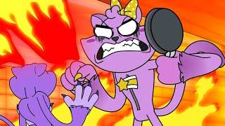 CatNap Gets Destroyed by His Angry Wife! Poppy Playtime Chapter 3 Animation!