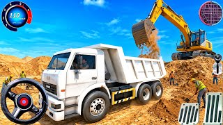 City Road Construction Side Driving Game: All Heavy Vehicle Construction Simulator! Android Gameplay screenshot 3