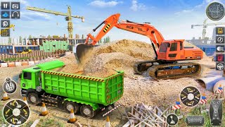 Heavy Excavator simulator game mountain Construction Gameplay! screenshot 5