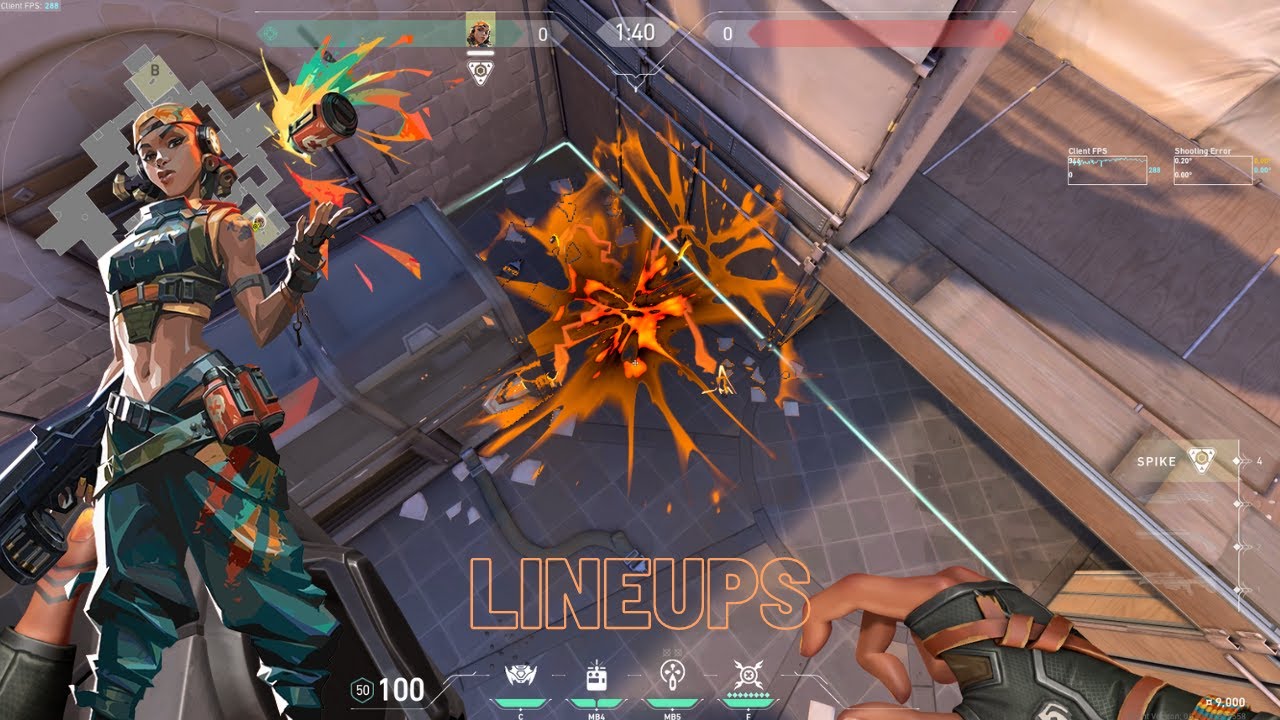 Raze Postplant Lineup On Ascent B Site