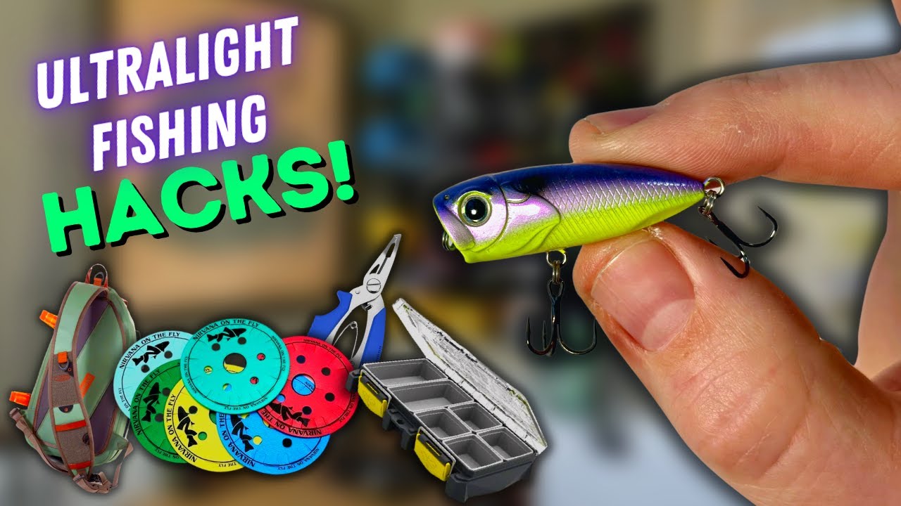 ULTRALIGHT Fishing HACKS You Need to Know!