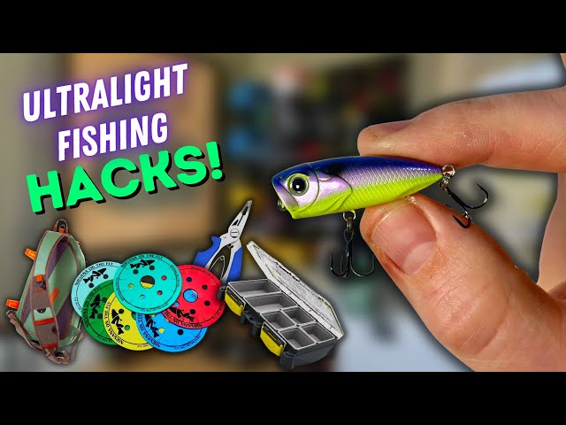 ULTRALIGHT Fishing HACKS You Need to Know! 