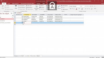 CREAR BASE DE DATOS EN ACCESS CON RELACIONES