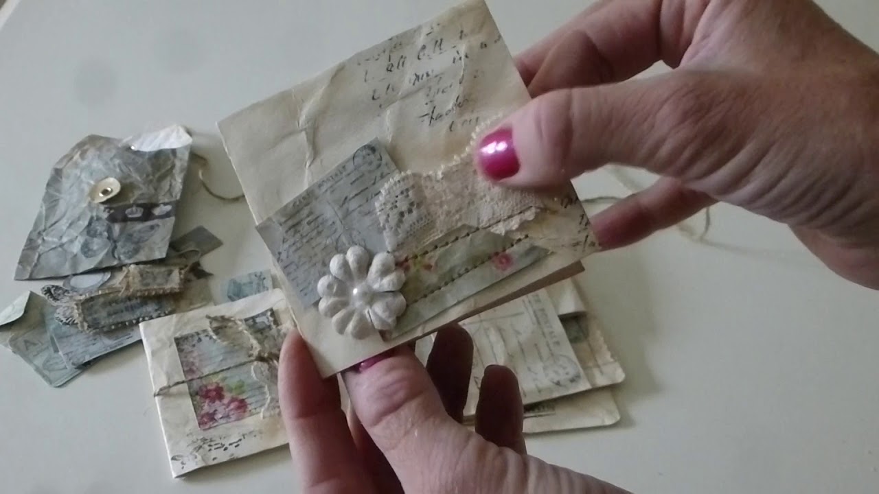 Vintage Style Junk Journal Embellishment Ephemera Scrapbook Kit Tags ...