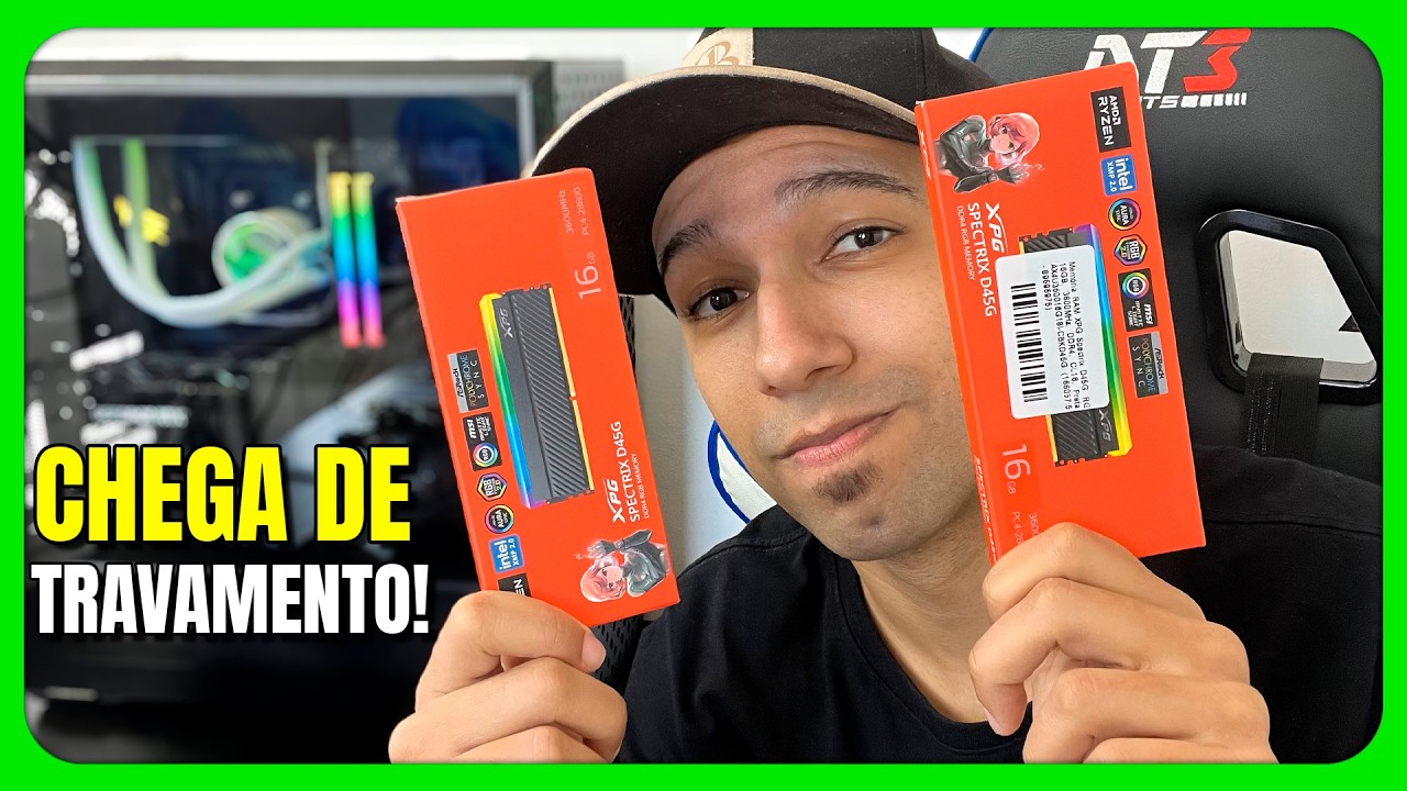 Instalando 32GB de Memória RAM no PC Gamer - XPG D45G