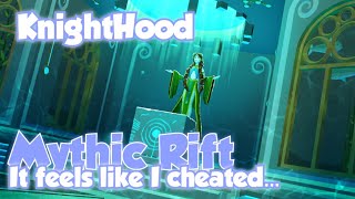 KnightHood: Mythic Rift...I didn't cheat but it felt like it ....
