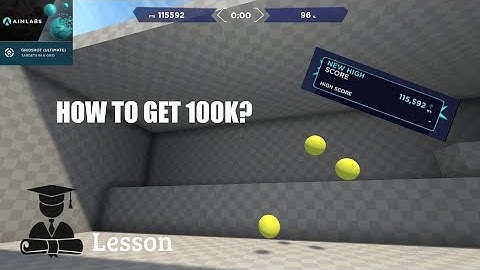 Learn HOW to get 100k on GRIDSHOT ULTIMATE - Aimlabs Lesson