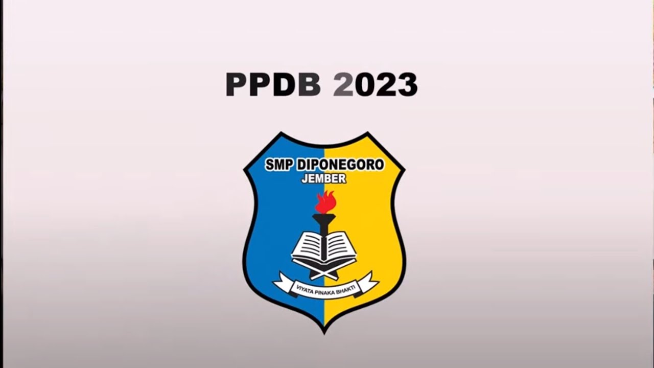 PPDB 2023 SMP Diponegoro suci panti