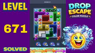 Drop Escape – Level 671 | Walkthrough