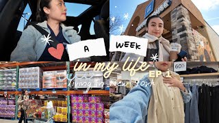 A week in my life (living in new york) EP 1 | get ready with me to work as a nurse, my days off