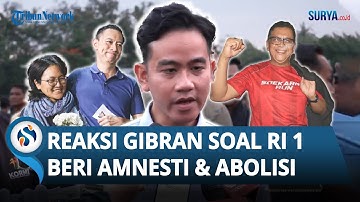 BEGINI REAKSI GIBRAN soal Keputusan Prabowo Beri Amnesti hingga Abolisi ke Hasto & Tom Lembong