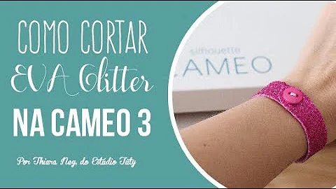 Como recortar Eva com glitter?