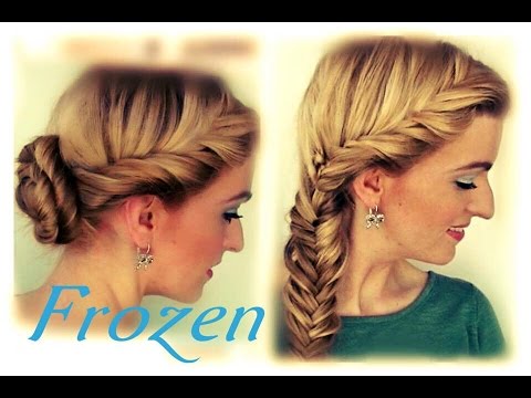 Verrassend Frozen Elsa Vlecht (3 Kapsels!) Linda Harmsen - YouTube KF-82