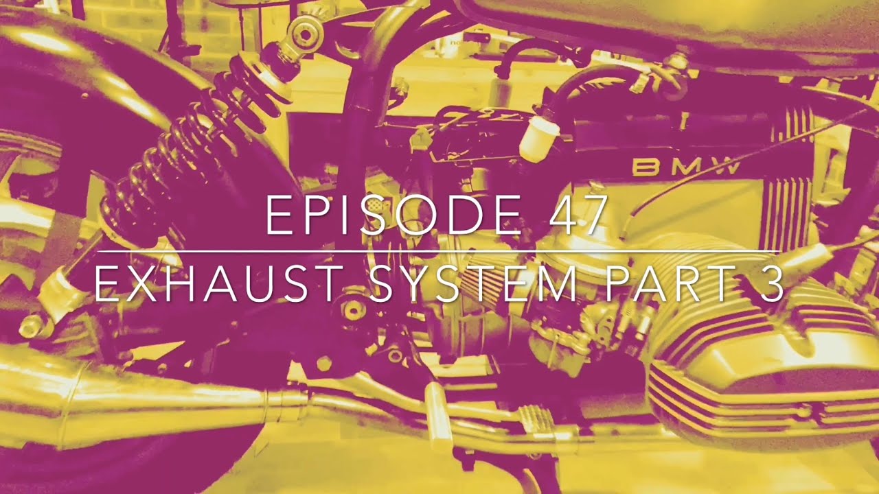 47. BMW R80 Custom build. Exhaust system part 3. - YouTube