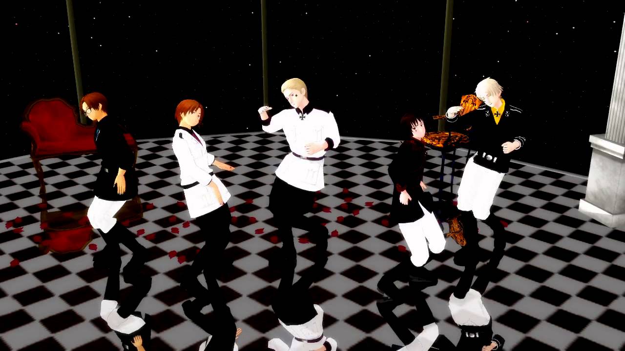【Hetalia MMD】 Poker Face 【Axis Power】