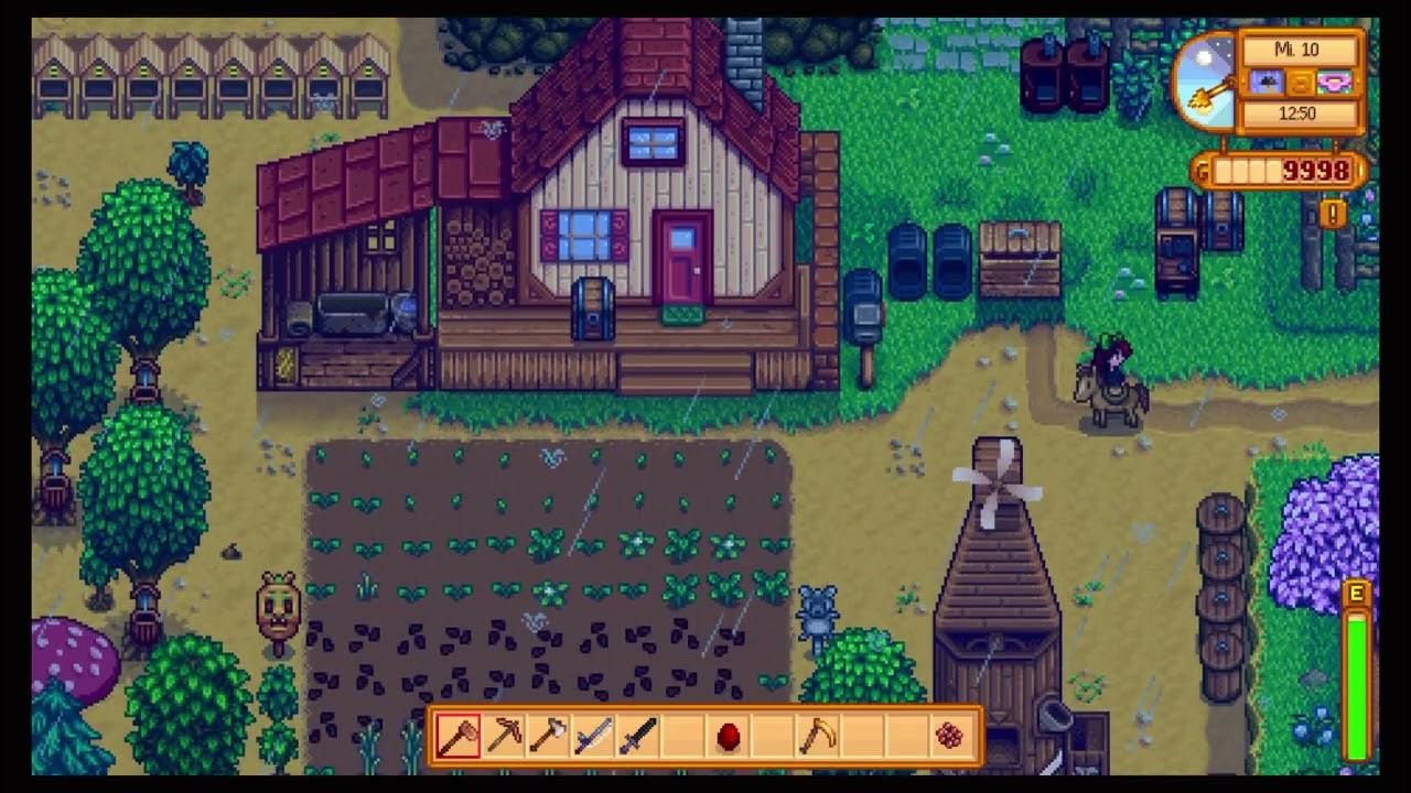 122 Regen bedeutet Freizeit Stardew Valley YouTube