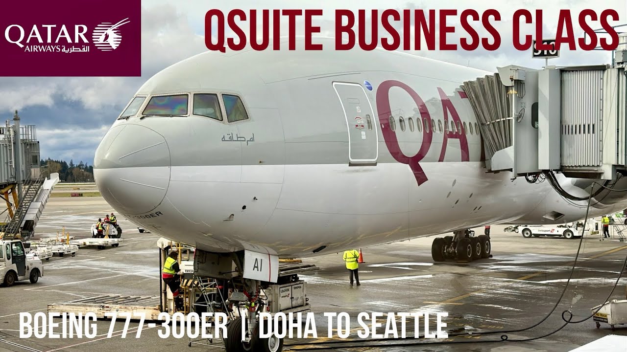 Qatar Airways QSuite Business Class Boeing 777-300ER | Doha to Seattle