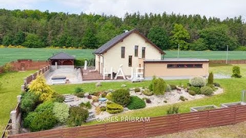 🔥 PRODEJ 🔥 Rodinný dům 5+kk s garáží, bazénem a letní kuchyní | Háje u Příbrami
