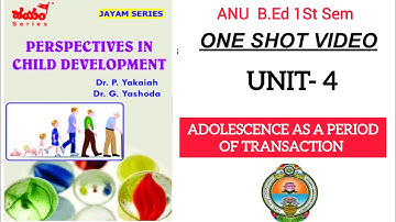 Unit-4 To join Paid Batch text - 7853045948. Perspective in Child development#1stsem NOTES AND CLASS