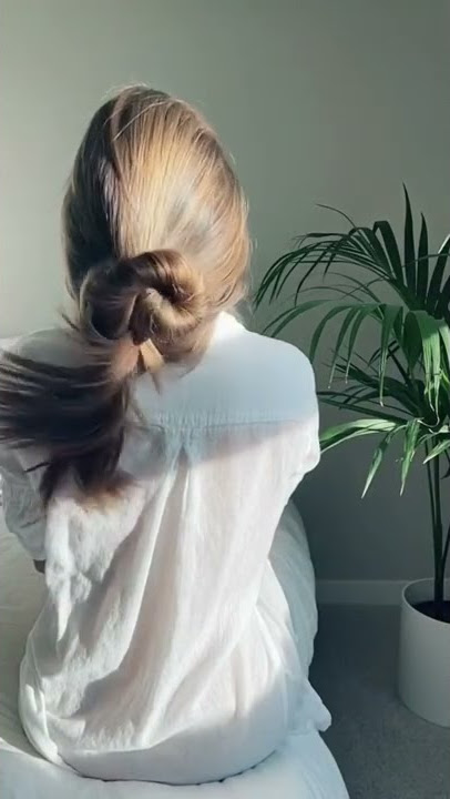 Beautiful Babe Hair Style Slow Motion