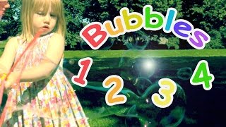 The Bubbles Show For Learning To Count From 1 To 4 Childrens Educational Video