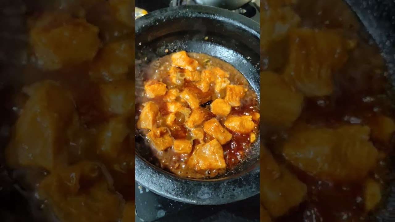 Trending fish curry with thick gravy 🍲