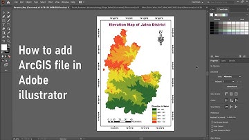 RS and GIS QA65 How to add Arcgis file in Adobe illustrator (AI)