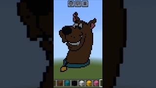 Scooby Doo Pixel Art Minecraft #minecraft #shorts