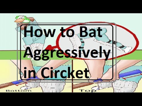 Come Bat aggressivamente in Circket